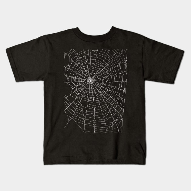 Spider Spider Web Kids T-Shirt by zeljkica